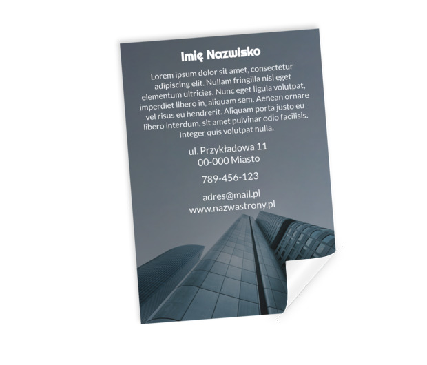 Dajcie się poznać z plakatem, Nieruchomość, Biuro nieruchomości - Plakaty Netprint szablony online