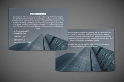 Subtelna dominacja grafiki, Nieruchomość, Biuro nieruchomości  - Ulotki Netprint