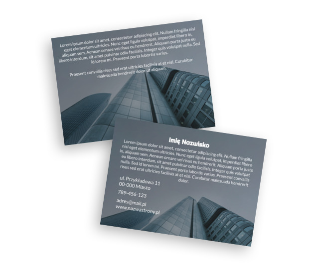 Subtelna dominacja grafiki, Nieruchomość, Biuro nieruchomości  - Ulotki Netprint szablony online