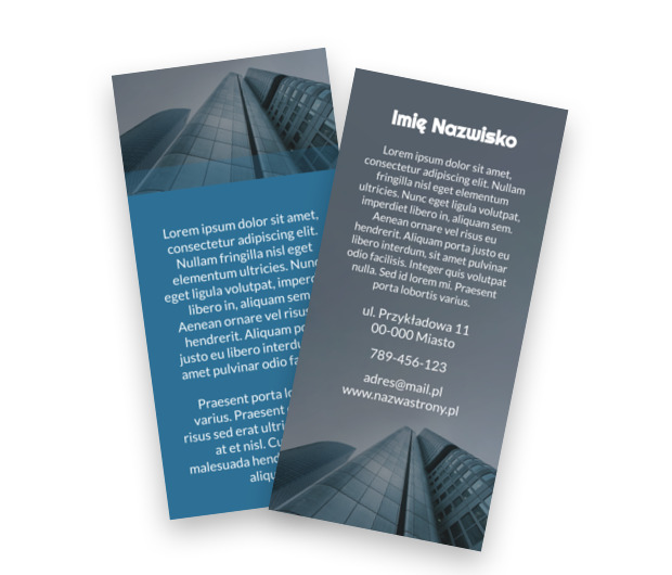 Reklama ciekawie podana, Nieruchomość, Biuro nieruchomości  - Ulotki Netprint szablony online