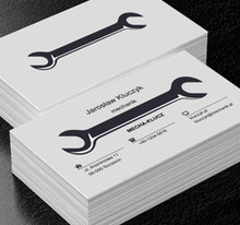 Klucz do sukcesu, Motoryzacja, Mechanik - Wizytówki Netprint
