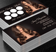 Zapowiedź pięknej metamorfozy, Zdrowie i uroda, Salon fryzjerski - Wizytówki Netprint