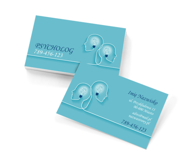 Zaglądasz w głąb umysłu, Medycyna, Lekarz - Wizytówki Netprint szablony online