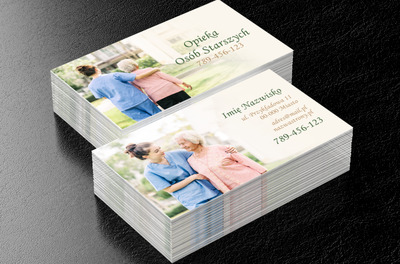 Warto wam zaufać, Usługi domowe, Opieka nad osobami starszymi - Wizytówki Netprint