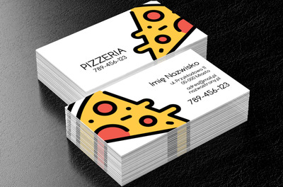 Smakowite „coś na ząb”, Gastronomia, Pizzeria - Wizytówki Netprint