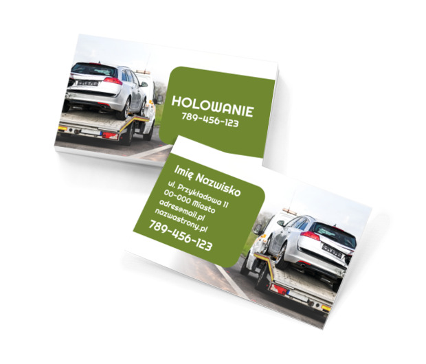 Profesjonalnie i do celu, Transport, Pomoc drogowa - Wizytówki Netprint szablony online