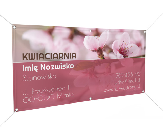 Wiosna przez cały rok, Środowisko i Przyroda, Kwiaciarnia - Banery Netprint szablony online
