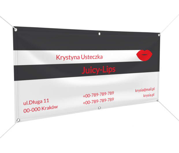 Nietypowa grafika zawsze przyciąga, Zdrowie i uroda, Wizaż - Banery Netprint szablony online