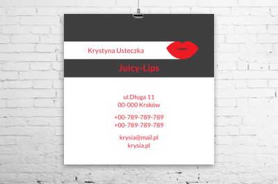 Dużo miejsca na informacje, Zdrowie i uroda, Wizaż - Plakaty Wielkoformatowe Netprint