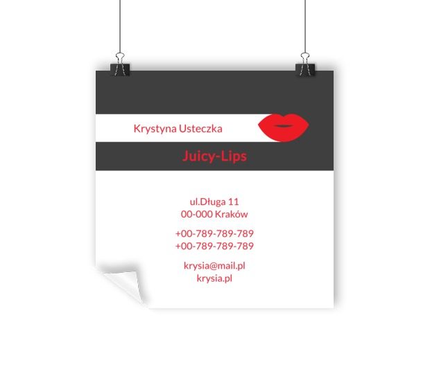 Dużo miejsca na informacje, Zdrowie i uroda, Wizaż - Plakaty Wielkoformatowe Netprint szablony online