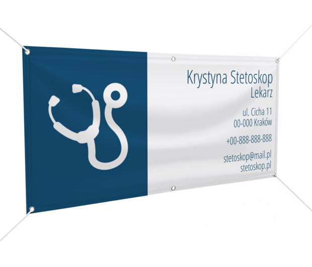 Doskonały drogowskaz, Medycyna, Lekarz - Banery Netprint szablony online