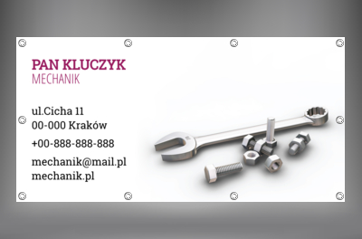 Reklama jak magnes, Motoryzacja, Mechanik - Banery Netprint