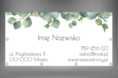 Reklama musi być widoczna, Motywy, Roślinne - Banery Netprint