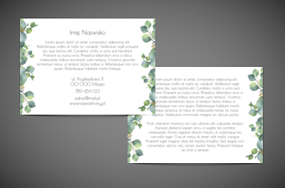 Doskonałe proporcje i świetne efekty, Motywy, Roślinne - Ulotki Netprint