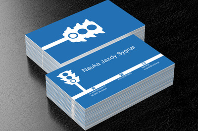 Sygnalizator świetlny, Motoryzacja, Nauka jazdy - Wizytówki Netprint
