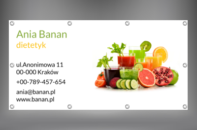 Energia dla całej okolicy, Zdrowie i uroda, Dietetyk - Banery Netprint