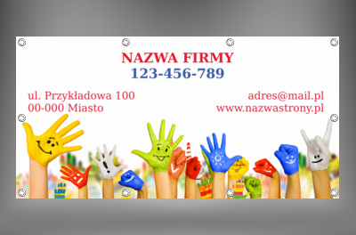 Rozweselająco i zachęcająco, Edukacja, Przedszkole - Banery Netprint