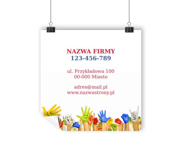 U was zawsze jest wesoło, Edukacja, Przedszkole - Plakaty Wielkoformatowe Netprint szablony online