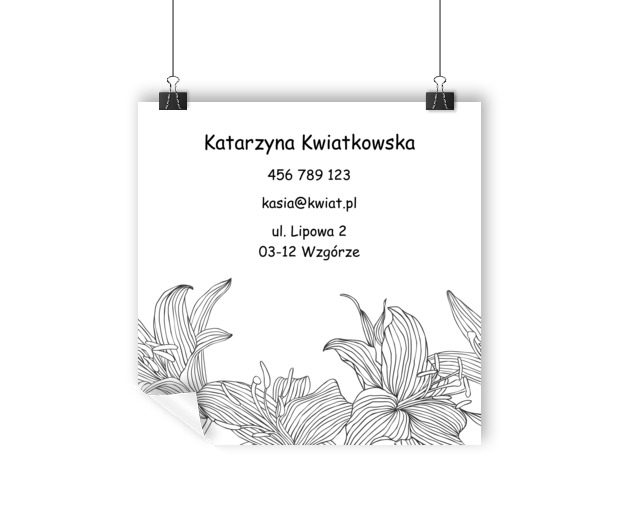 Dyskretny urok grafiki, Motywy, Roślinne - Plakaty Wielkoformatowe Netprint szablony online