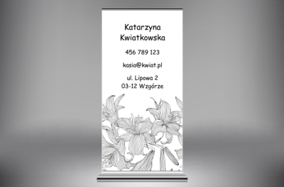 Reklama do podziwiania, Motywy, Roślinne - Roll-up Netprint