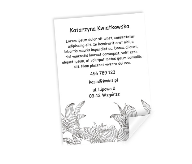 Efektownie i zachęcająco, Motywy, Roślinne - Plakaty Netprint szablony online