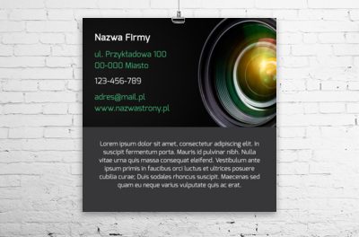 Rozpoznawalność - ważna sprawa, Fotografia, Wideofilmowanie - Plakaty Wielkoformatowe Netprint