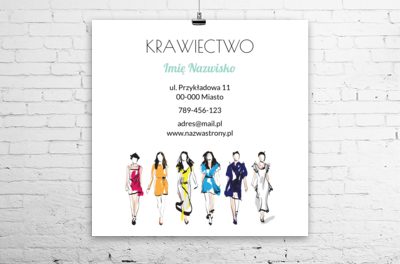 Twoja marka na efektownym pokazie, Usługi domowe, Usługi krawieckie - Plakaty Wielkoformatowe Netprint