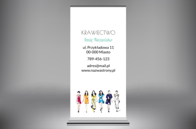 W tej branży to absolutne must have, Usługi domowe, Usługi krawieckie - Roll-up Netprint