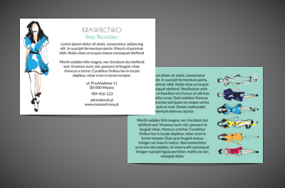 Zapowiedź twojego potencjału , Usługi domowe, Usługi krawieckie - Ulotki Netprint