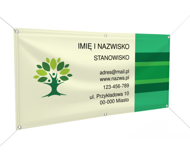 Zieleń to wasze środowisko, Środowisko i Przyroda, Usługi ogrodnicze - Banery Netprint szablony online