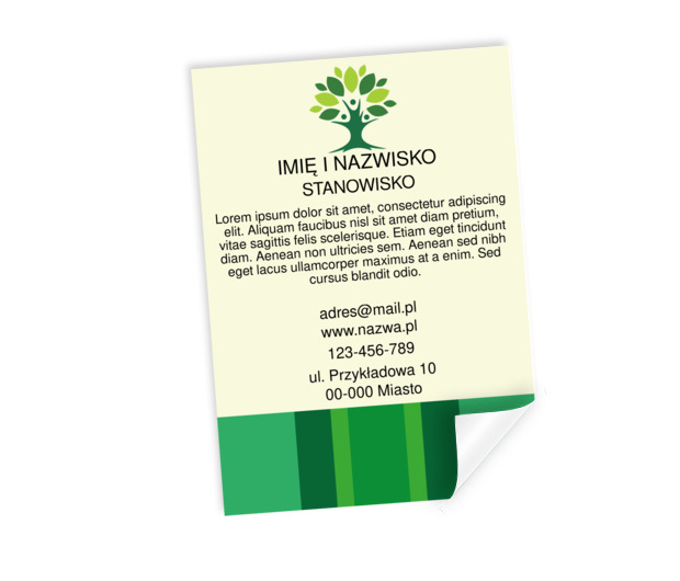 Natura i dużo przestrzeni, Środowisko i Przyroda, Usługi ogrodnicze - Plakaty Netprint szablony online