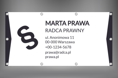Efektowny minimalizm , Prawo, Radca prawny - Banery Netprint