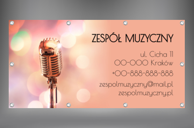 Prosto ze sceny, Rozrywka, Zespół muzyczny - Banery Netprint