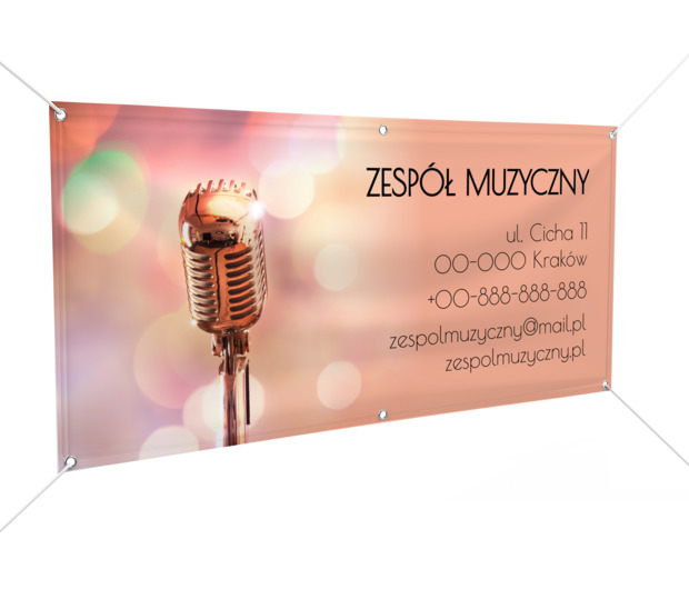 Prosto ze sceny, Rozrywka, Zespół muzyczny - Banery Netprint szablony online