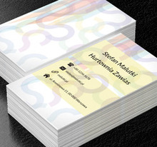 Pastelowe wzory, Motywy, Abstrakcja - Wizytówki Netprint