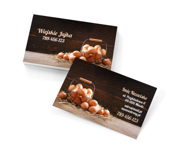 Kwintesencja smaku i zdrowia, Turystyka, Agroturystyka - Wizytówki Netprint szablony online