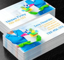 To idzie świeżość, Usługi domowe, Firma sprzątająca - Wizytówki Netprint