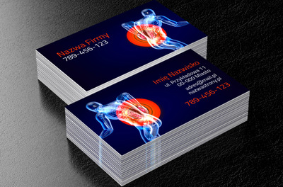 Gwarancja profesjonalnej pomocy, Medycyna, Fizjoterapia - Wizytówki Netprint