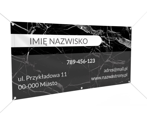 Surowiec pokazowy – baner wzorowy , Budownictwo, Usługi kamieniarskie - Banery Netprint szablony online