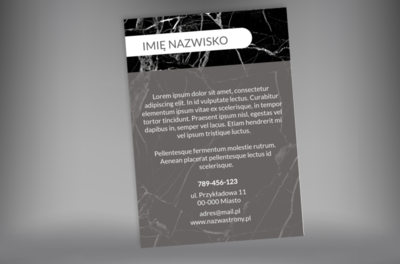 Idealne tło dla informacji, Budownictwo, Usługi kamieniarskie - Plakaty Netprint