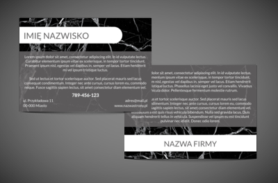 W poziomie też wygląda dobrze, Budownictwo, Usługi kamieniarskie - Ulotki Netprint