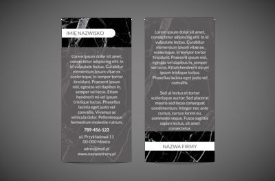 Jak kamienna płyta, Budownictwo, Usługi kamieniarskie - Ulotki Netprint