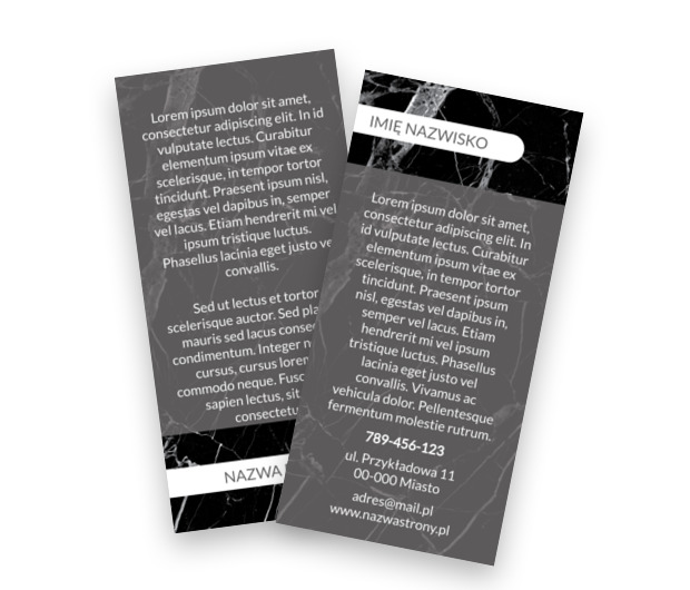 Jak kamienna płyta, Budownictwo, Usługi kamieniarskie - Ulotki Netprint szablony online