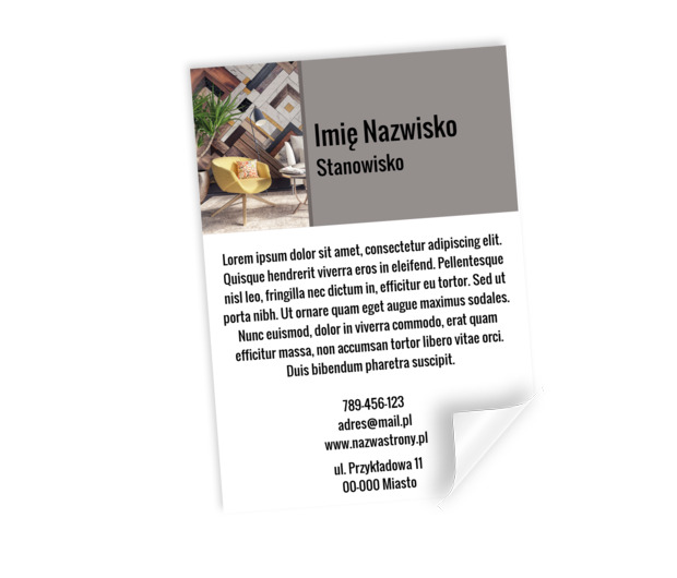 Dajcie się poznać z każdej strony, Budownictwo, Aranżacja wnętrz  - Plakaty Netprint szablony online