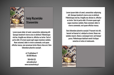 Ekspozycja mebli i marki, Budownictwo, Aranżacja wnętrz - Ulotki Netprint