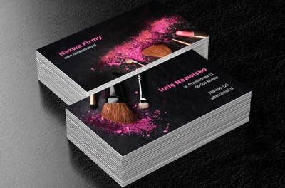 Wszędzie rządzą kolory, Zdrowie i uroda, Wizaż - Wizytówki Netprint