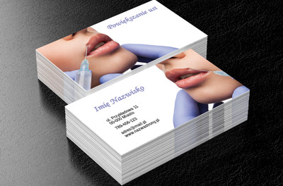 Wyraźna zapowiedź zmian, Zdrowie i uroda, Salon kosmetyczny - Wizytówki Netprint