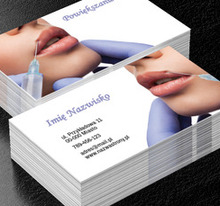 Wyraźna zapowiedź zmian, Zdrowie i uroda, Salon kosmetyczny - Wizytówki Netprint