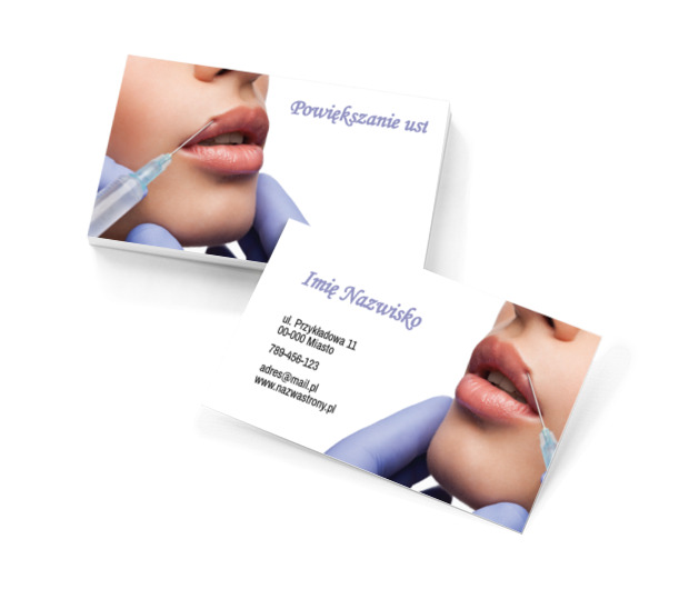 Wyraźna zapowiedź zmian, Zdrowie i uroda, Salon kosmetyczny - Wizytówki Netprint szablony online