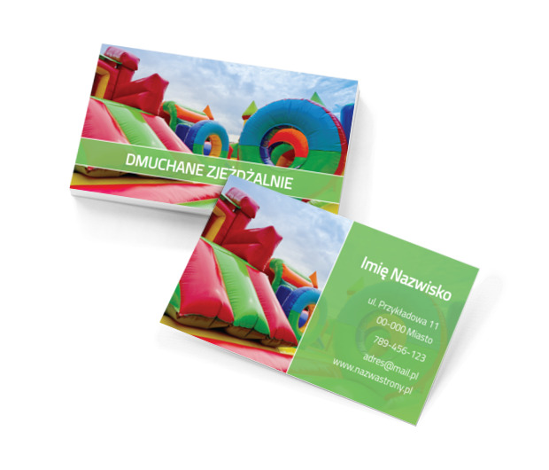 Zapewniacie dzieciom frajdę, Rozrywka, Organizator imprez - Wizytówki Netprint szablony online